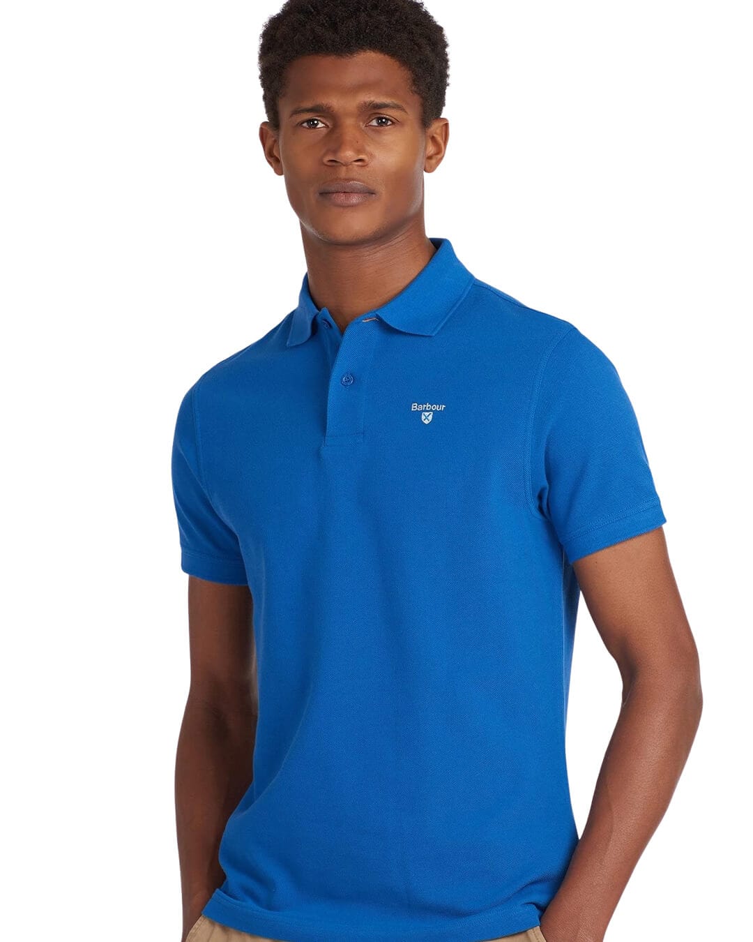 Barbour Polo Shirts Barbour Blue Sports Polo Shirt