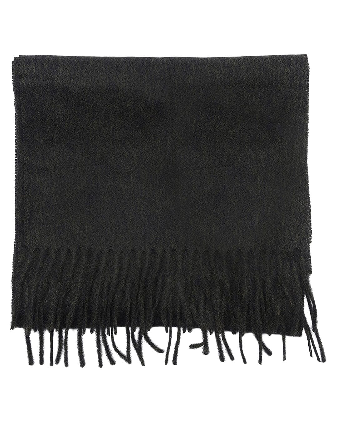 Barbour Scarves ONE SIZE Barbour Black Plain Lambswool Scarf