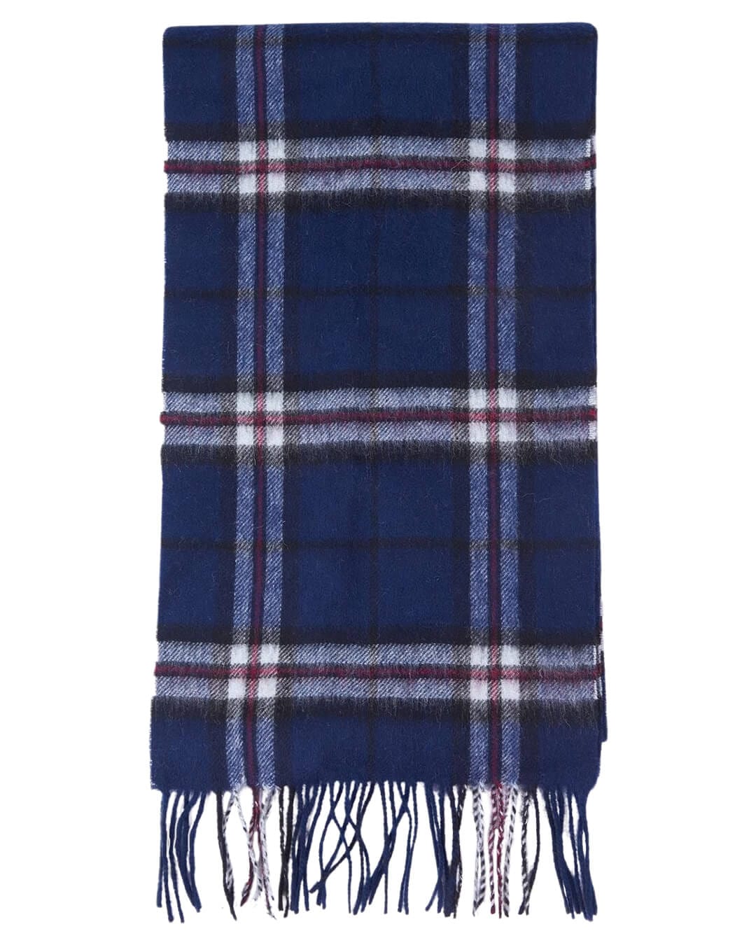 Barbour Scarves ONE SIZE Barbour New Check Navy Tartan Scarf