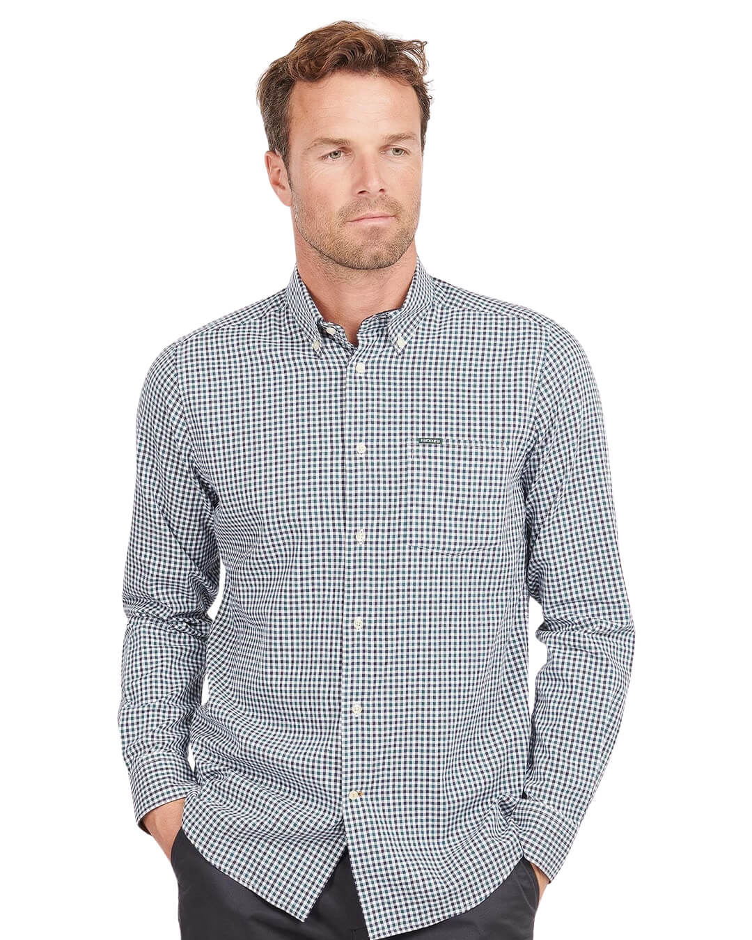 Barbour Shirts Barbour Green Padshaw Tailored Shirt