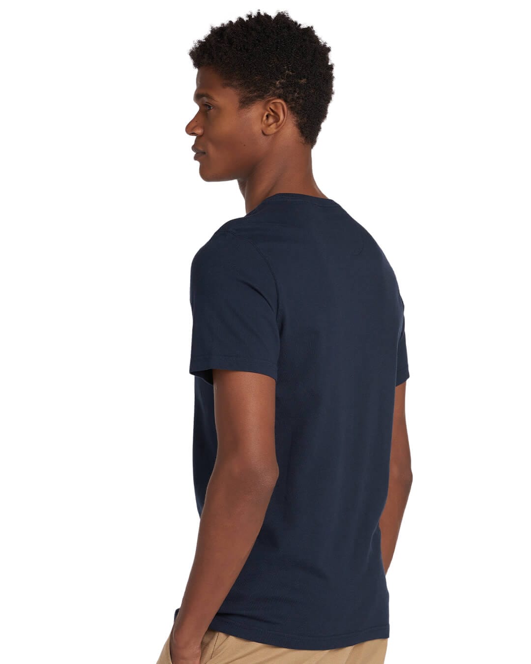 Barbour T-Shirts Barbour Navy Essential Sports T-Shirt