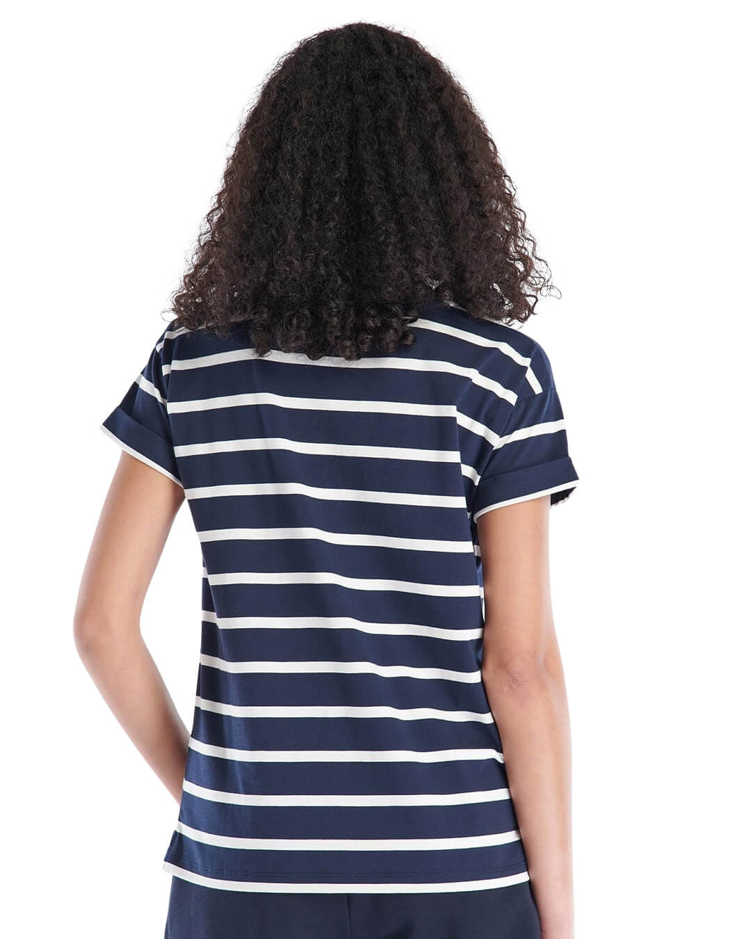 Barbour T-Shirts Barbour Navy Otterburn Striped T-Shirt