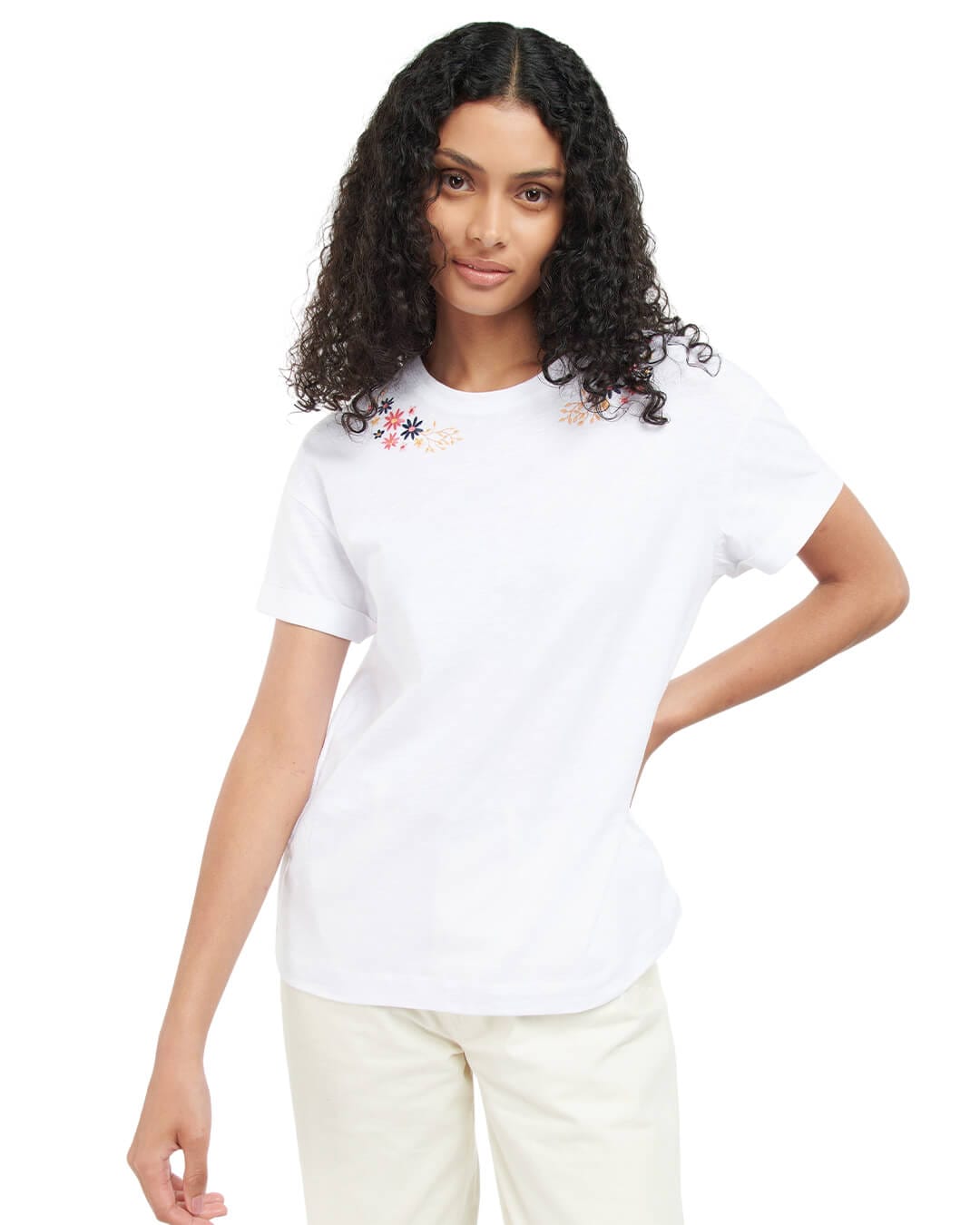 Barbour T-Shirts Barbour White Apia T-Shirt