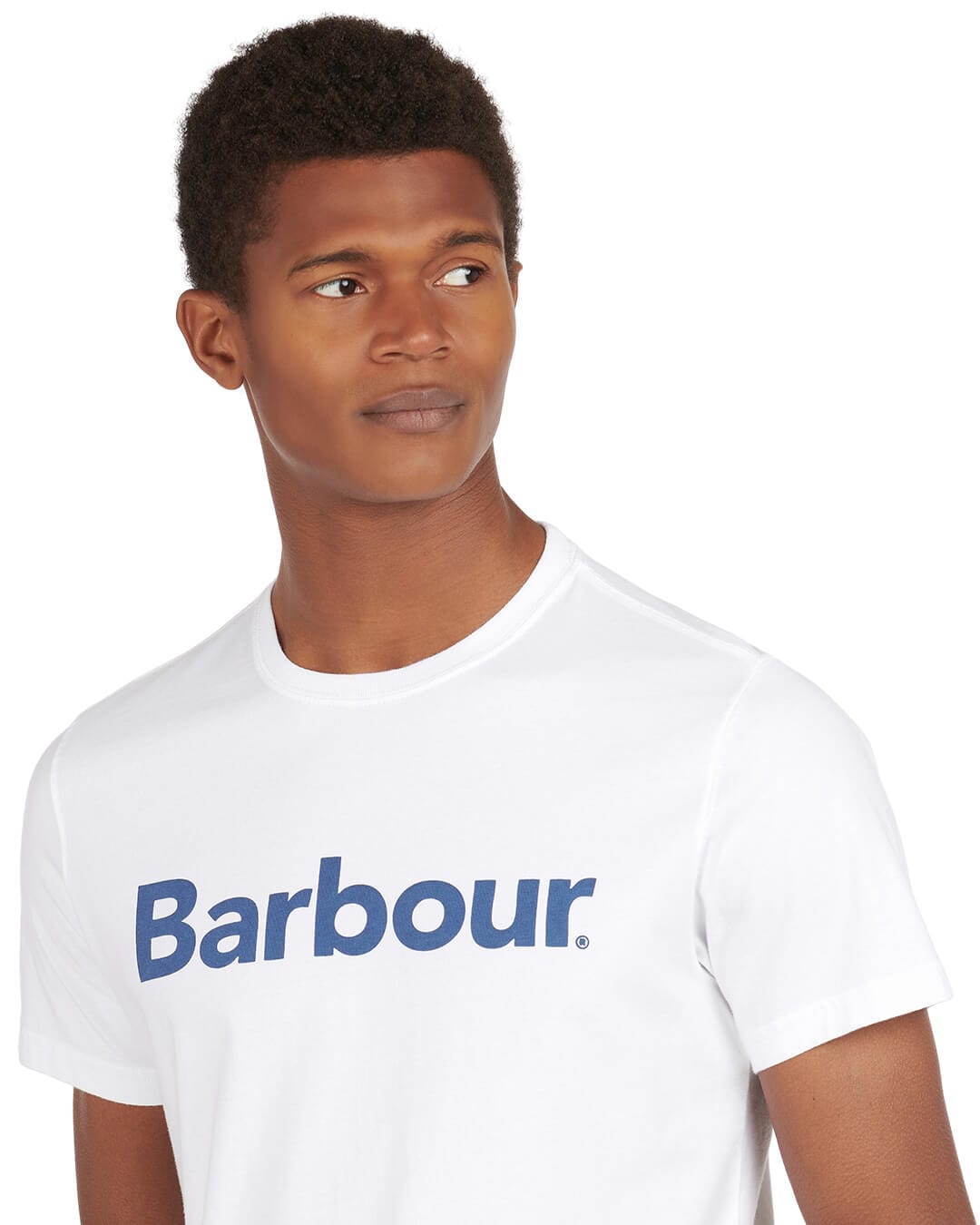 Barbour T-Shirts Barbour White Logo T-Shirt