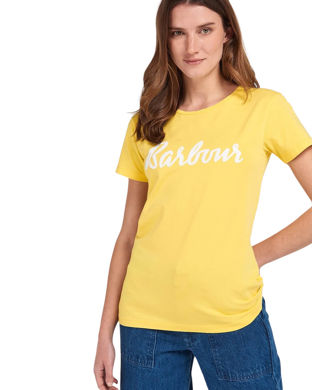 Barbour T-Shirts Barbour Yellow Otterburn T-Shirt