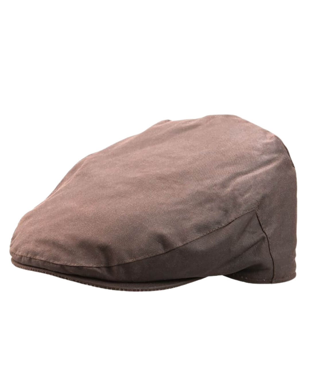 Christys Brown Waxed Cotton Balmoral Cap Bortex Bortex Fine