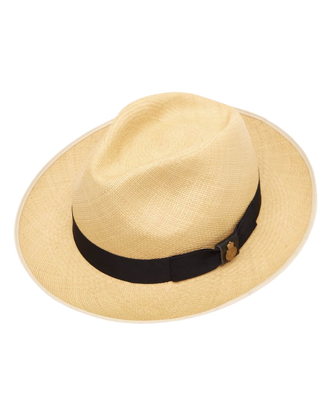 Chrysty Hats Christys Classic Preset Panama Hat With Navy Band