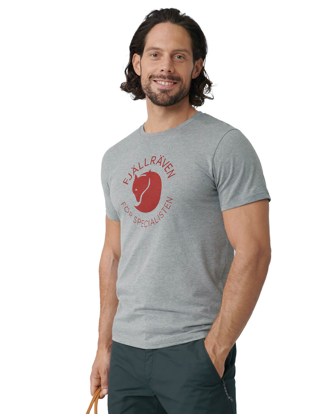 Fjallraven T-Shirts Fjallraven Fox Light Blue T-Shirt