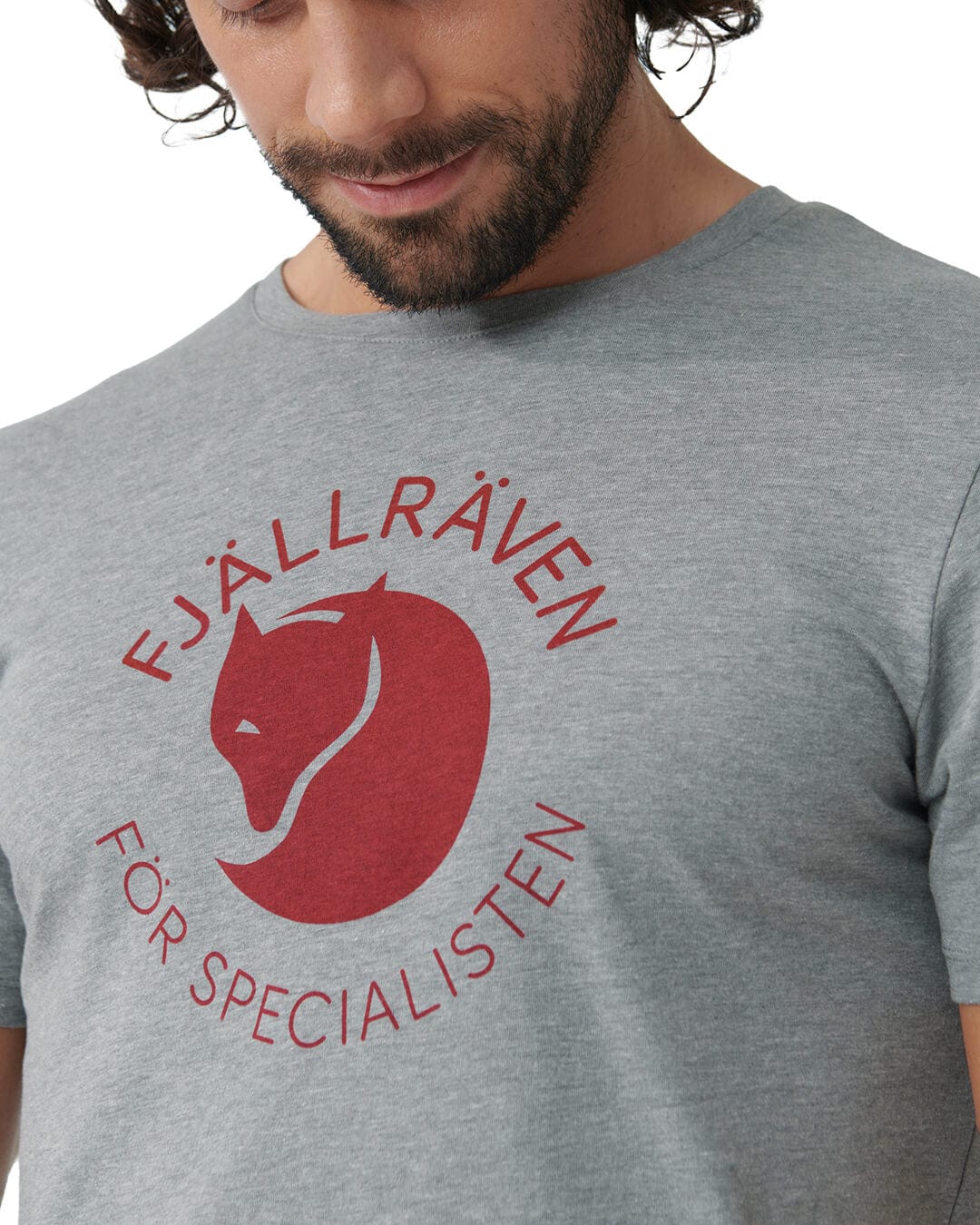 Fjallraven T-Shirts Fjallraven Fox Light Blue T-Shirt