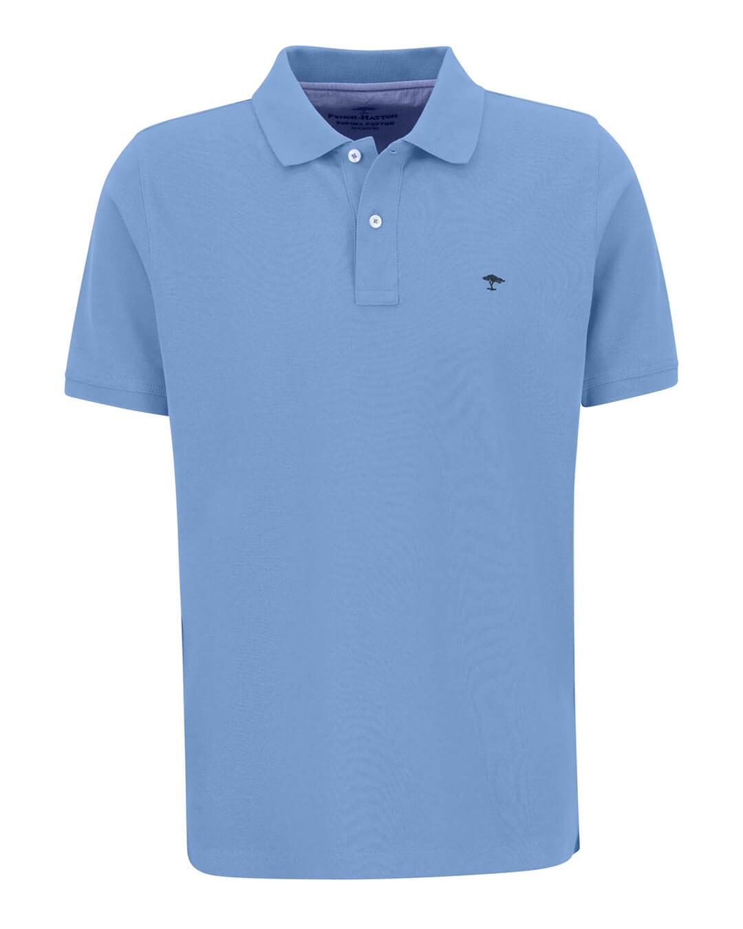 Fynch-Hatton Polo Shirts Fynch-Hatton Light Blue Basic Polo Shirt