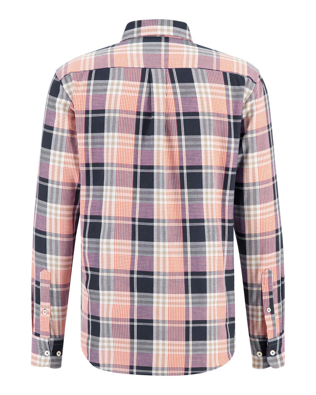 Fynch-Hatton Shirts Fynch-Hatton Navy Summer Checked Shirt