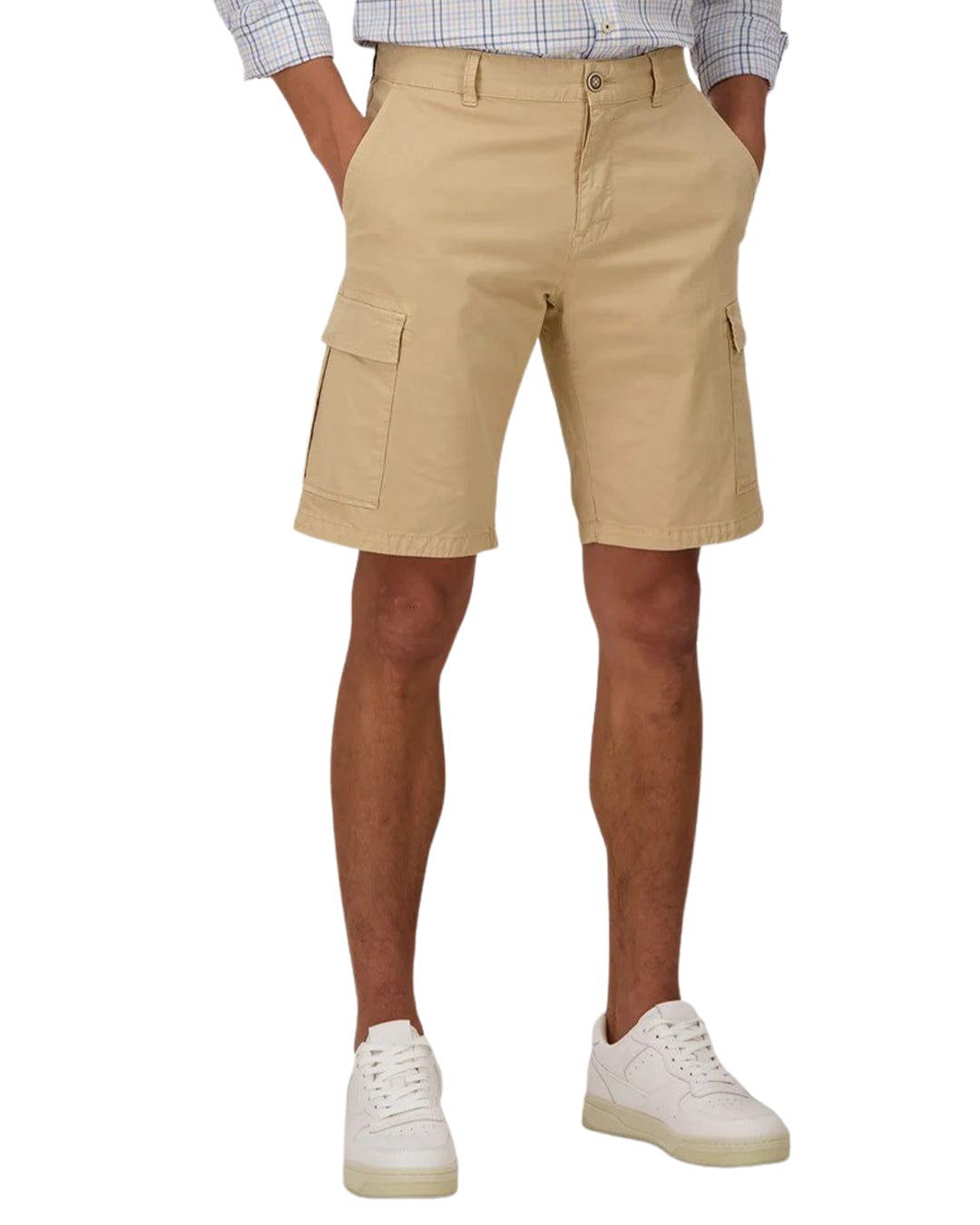 Fynch-Hatton Shorts Fynch-Hatton Brown Cargo Stretch Shorts
