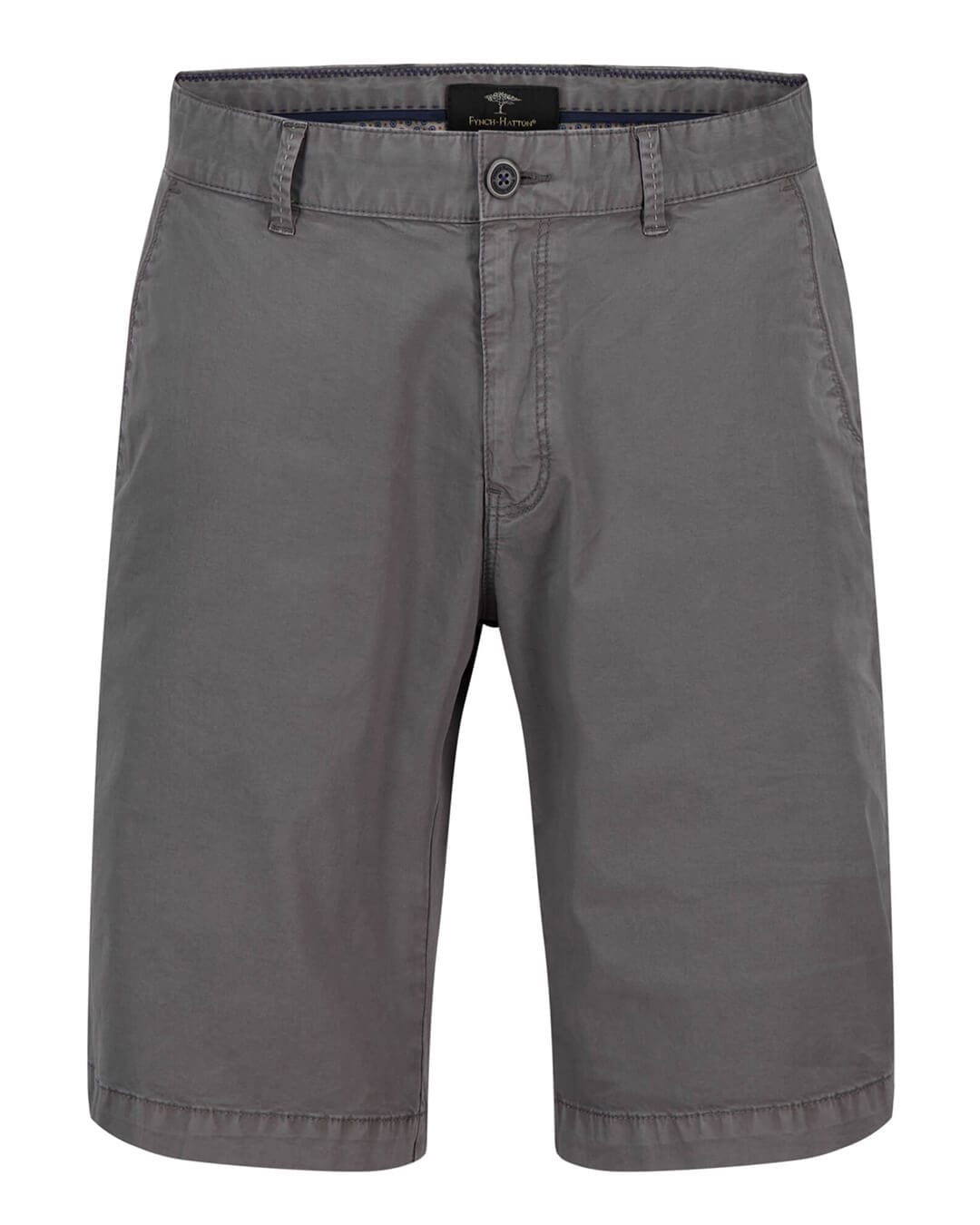 Fynch-Hatton Shorts Fynch-Hatton Grey Basic Stretch Shorts
