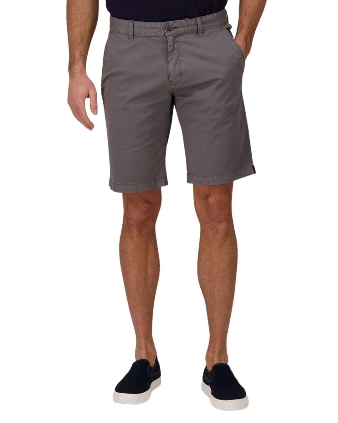 Fynch-Hatton Shorts Fynch-Hatton Grey Stretch Cotton Shorts