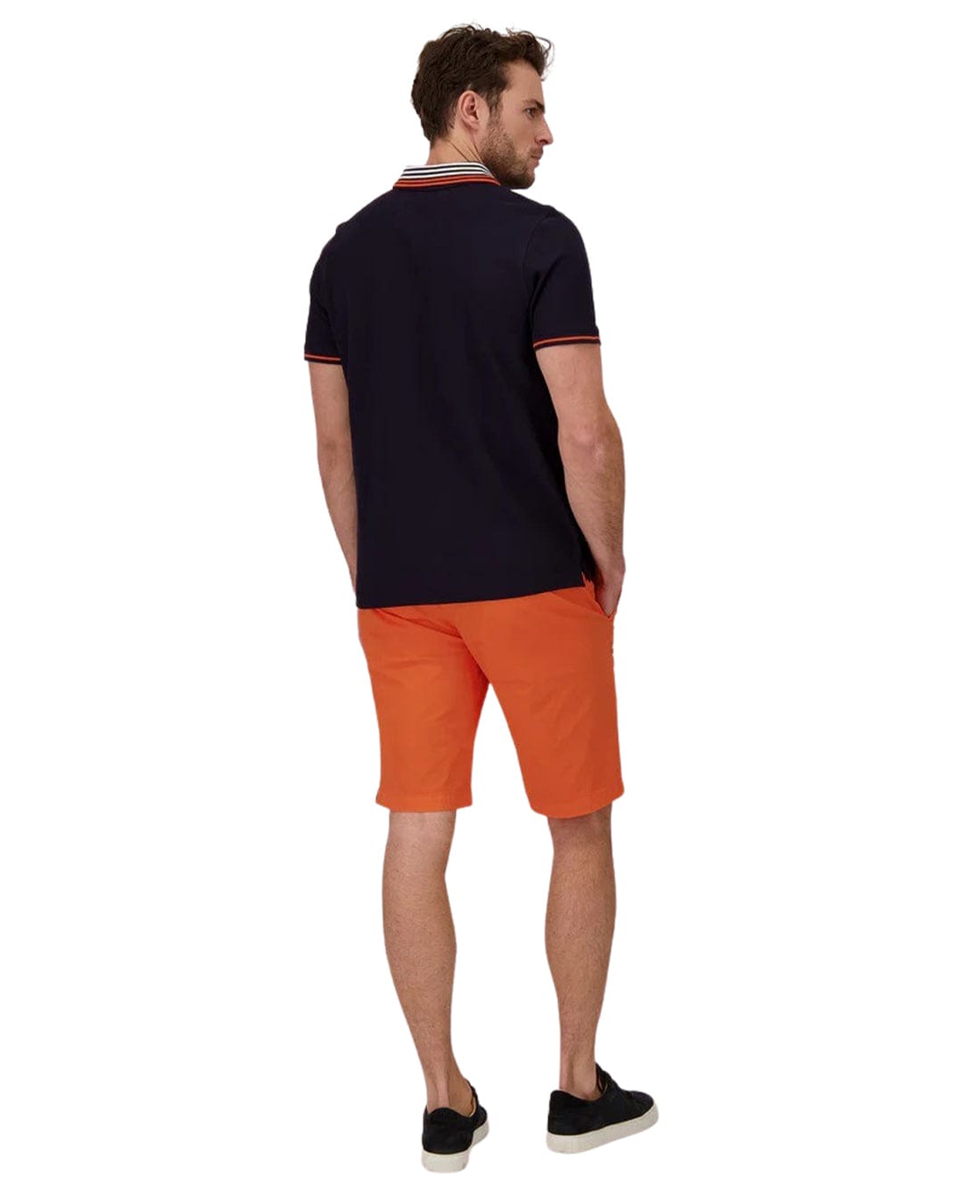 Fynch-Hatton Shorts Fynch-Hatton Orange Stretch Cotton Shorts