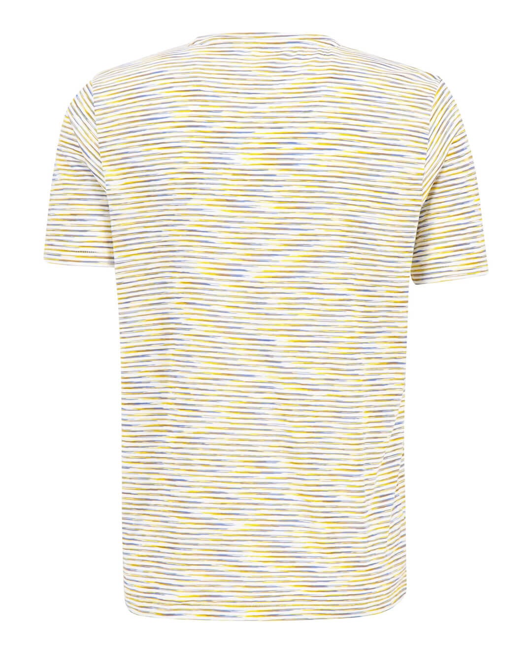 Fynch-Hatton T-Shirts Fynch-Hatton White Space Dyed Striped T-Shirt