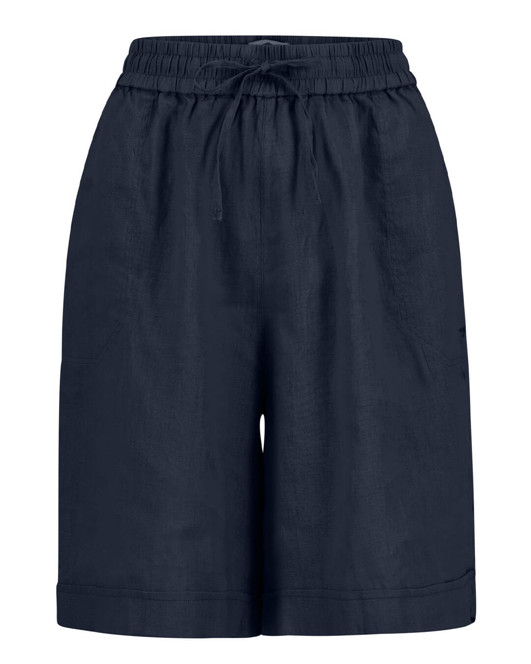 Fynch-Hatton Trousers Fynch-Hatton Navy Linen Shorts