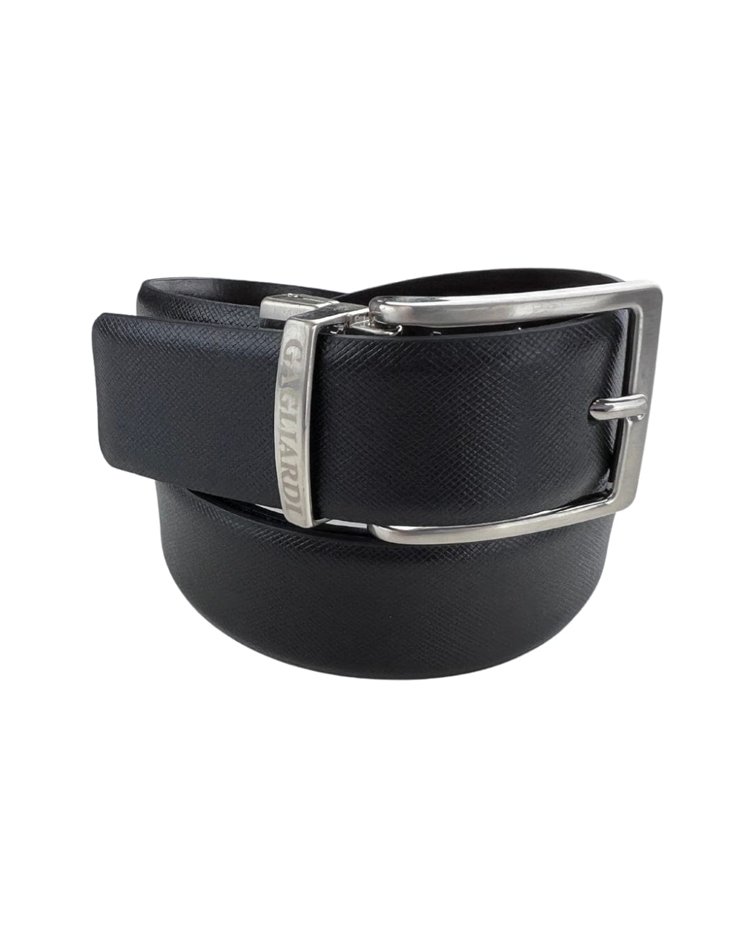 Gagliardi Belts Gagliardi Stamped & Smooth Italian Leather Reversible Belt