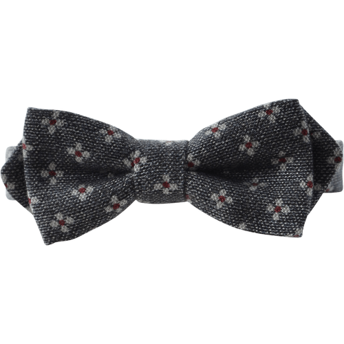 Gagliardi Bow Ties Grey Melange Floral Bow Tie