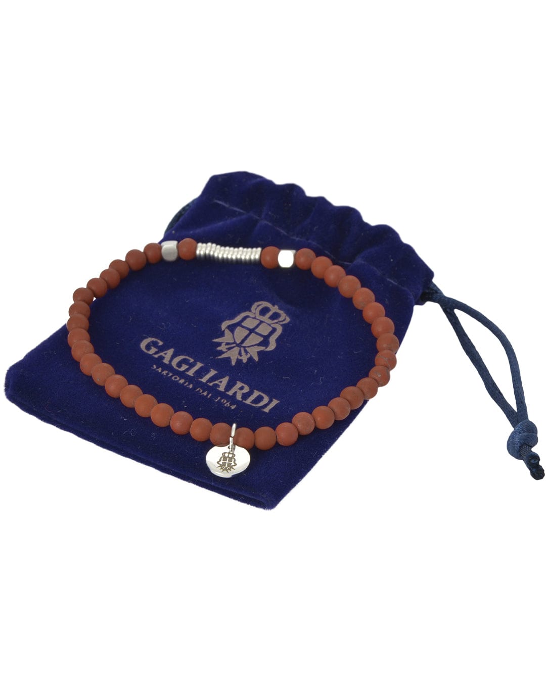 Gagliardi Bracelets Gagliardi Orange Beaded Bracelet