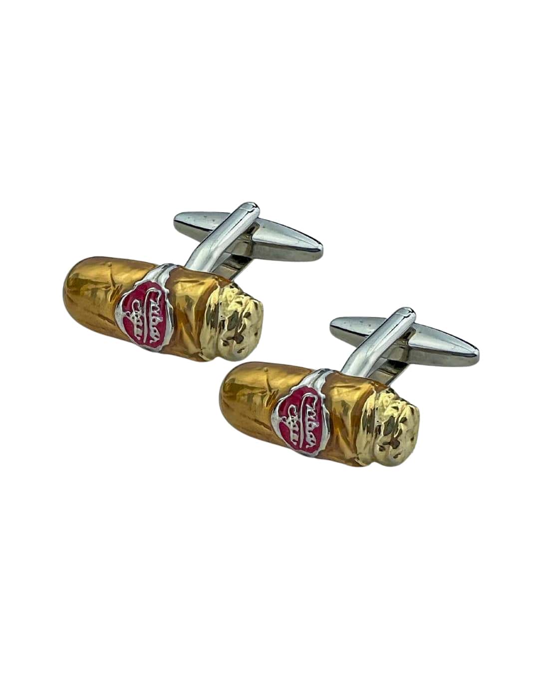 Gagliardi Cufflinks ONE SIZE Gagliardi Enamel Cigar Cufflinks