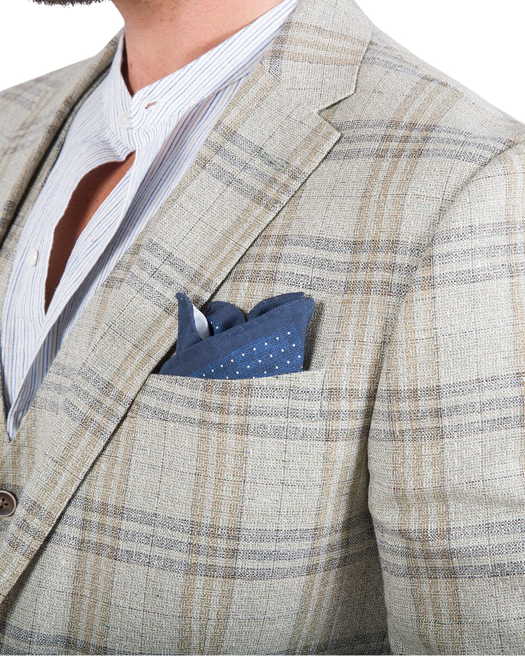 Gagliardi Jackets Gagliardi Green Ecotec Check Jacket