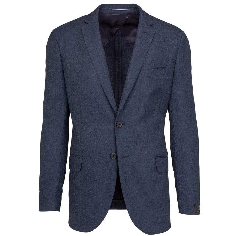 Gagliardi Jackets Lanificio F.lli Cerruti Navy Herringbone Jacket