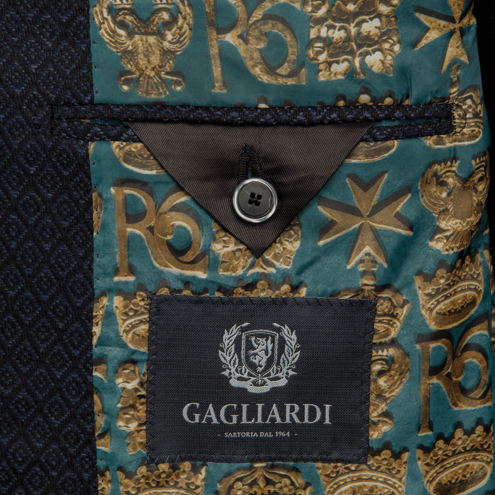 Gagliardi Jackets Royal Diamond Dash Weave Dinner Jacket