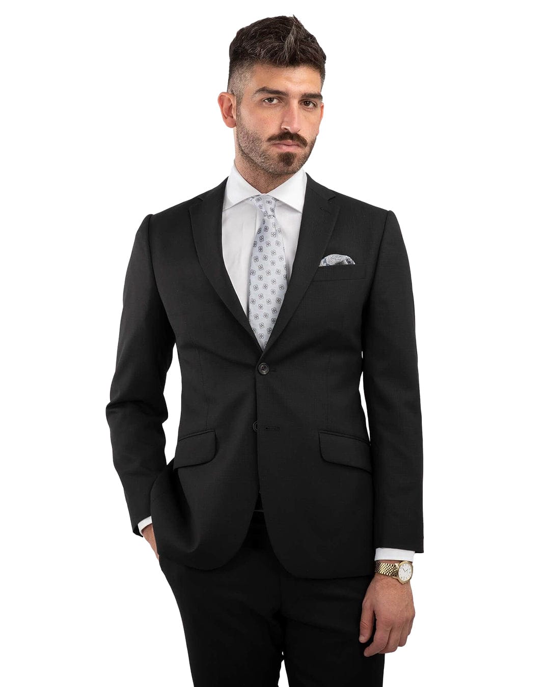 Gagliardi M&amp;M Jackets Gagliardi Black Travel Suit Jacket