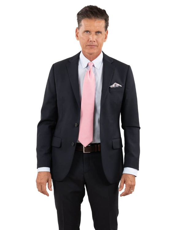 Gagliardi Navy Herringbone Suit Jacket | Bortex - Bortex Fine Tailoring