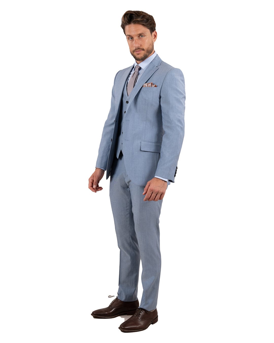 Gagliardi M&amp;M Jackets Gagliardi Reda Blue Suit Jacket