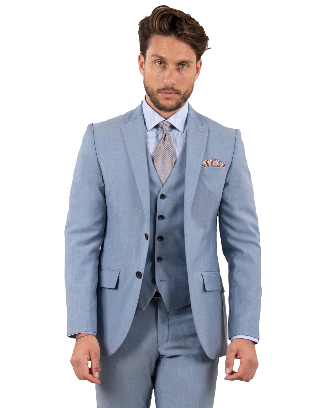 Gagliardi M&amp;M Jackets Gagliardi Reda Blue Suit Jacket