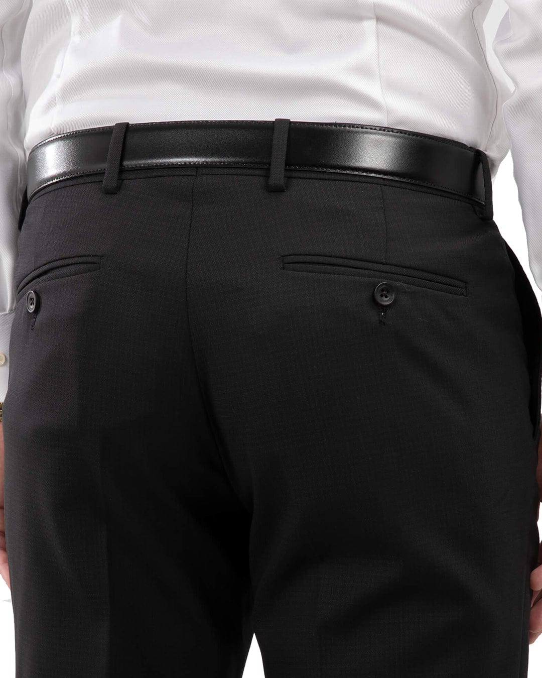 Gagliardi M&amp;M Trousers Gagliardi Black Travel Suit Trousers