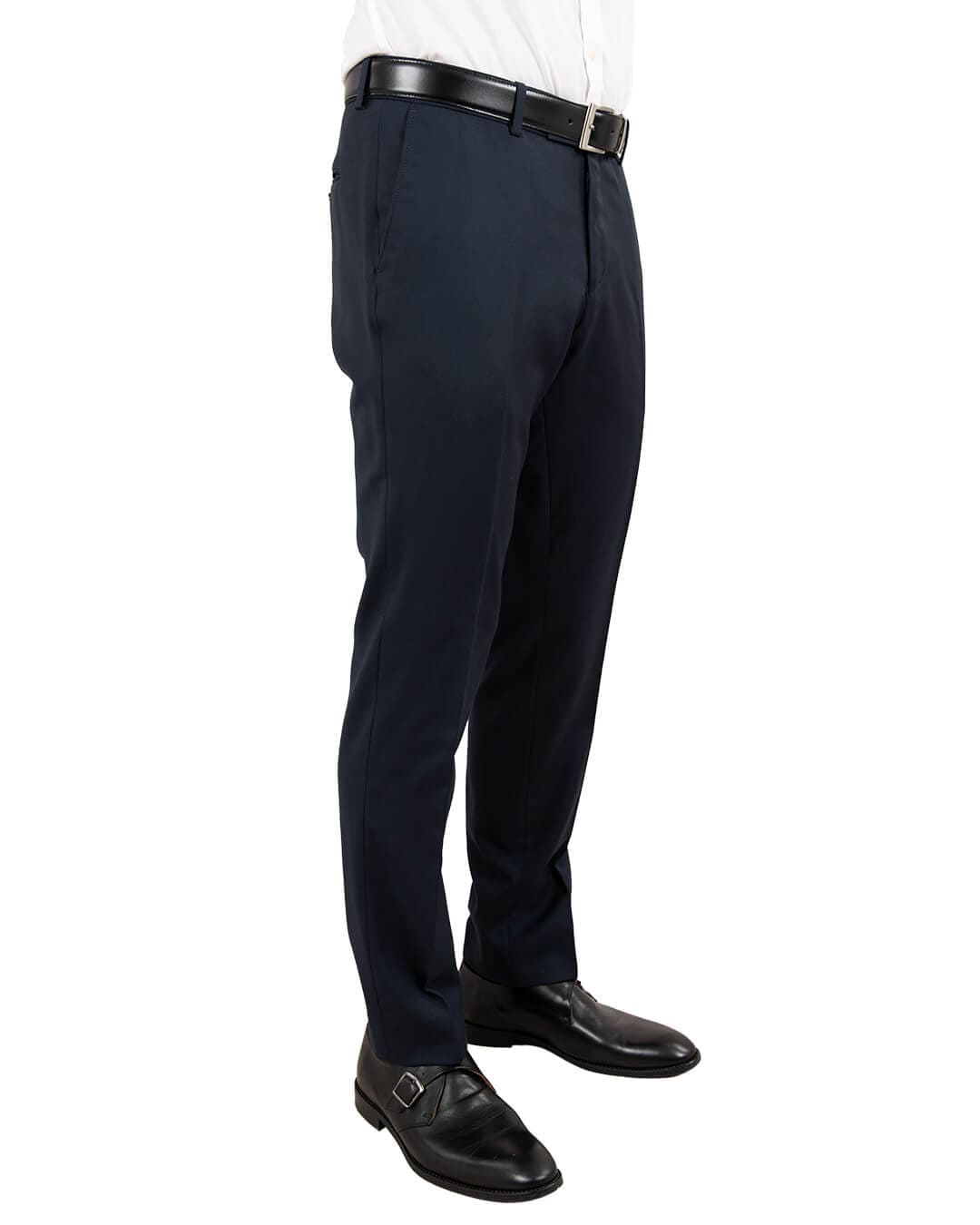 Gagliardi M&amp;M Trousers Gagliardi Lanificio F.Lli Cerruti Navy Suit Trousers