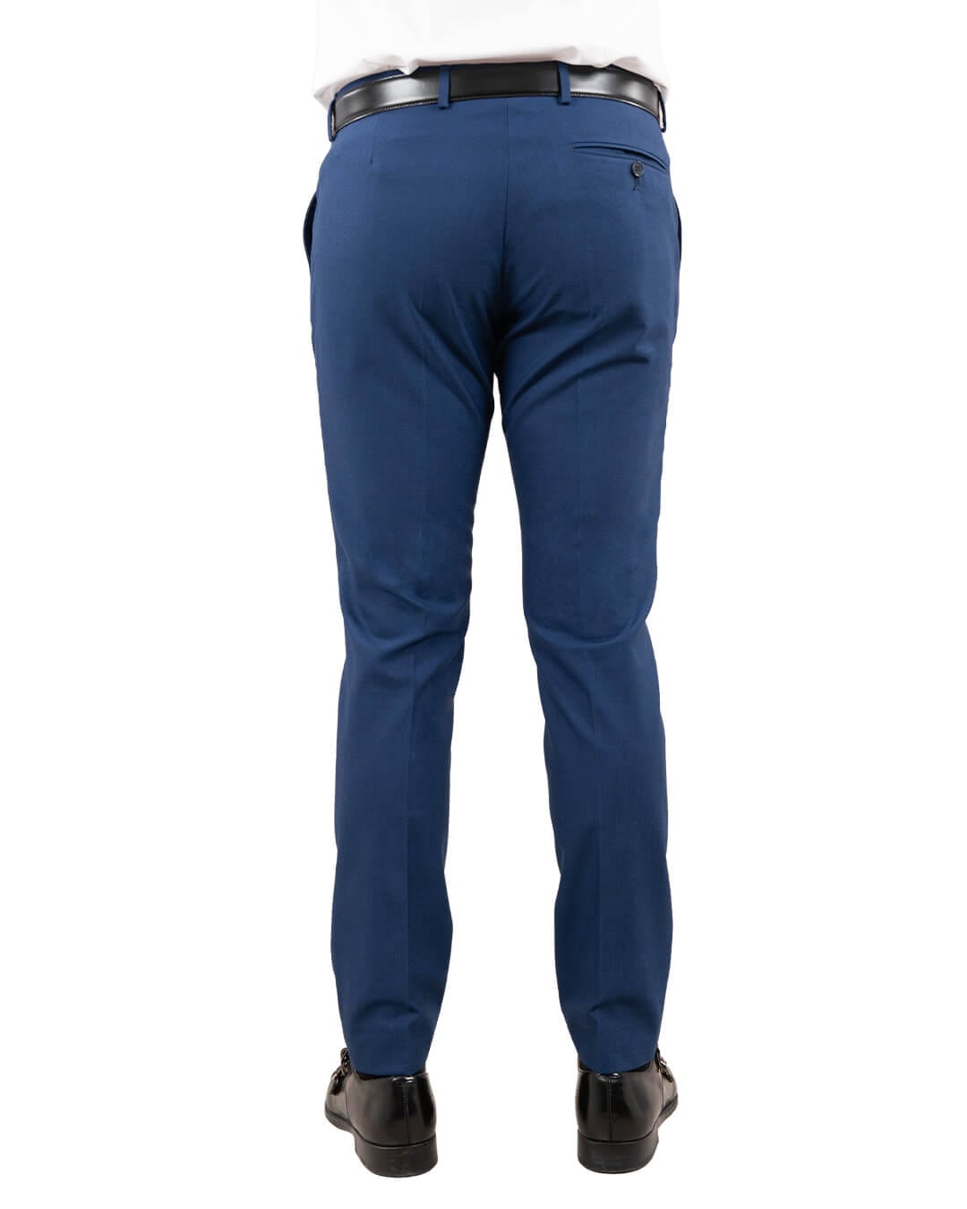 Gagliardi M&amp;M Trousers Gagliardi Napoli Blue Machine Washable Suit Trousers