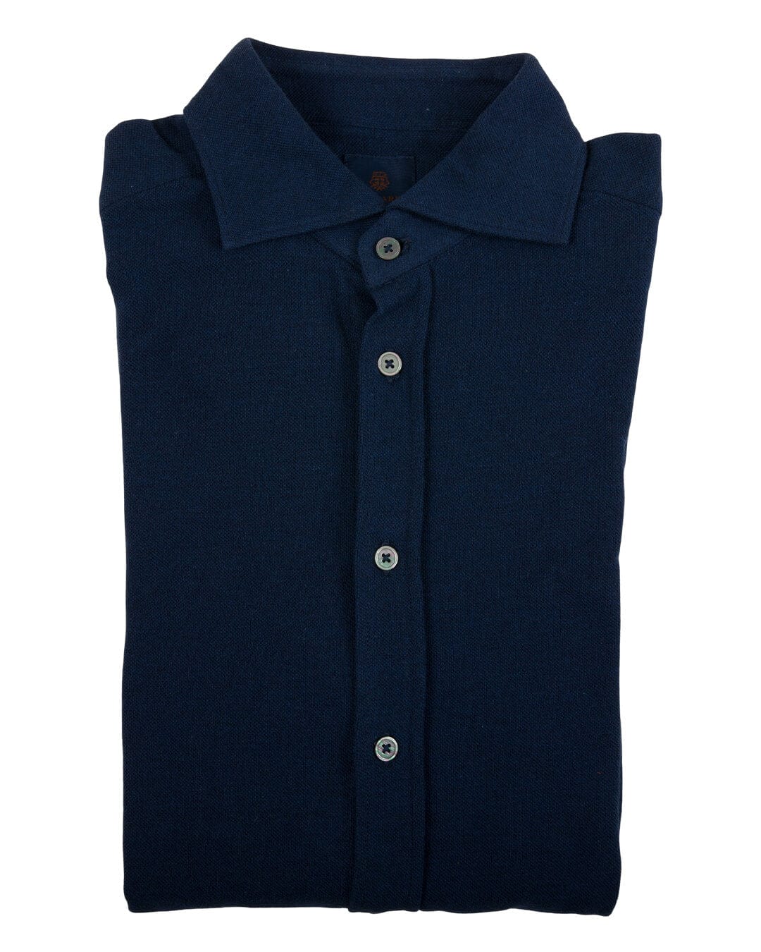 Gagliardi Shirts Gagliardi Navy Pique Jersey Shirt