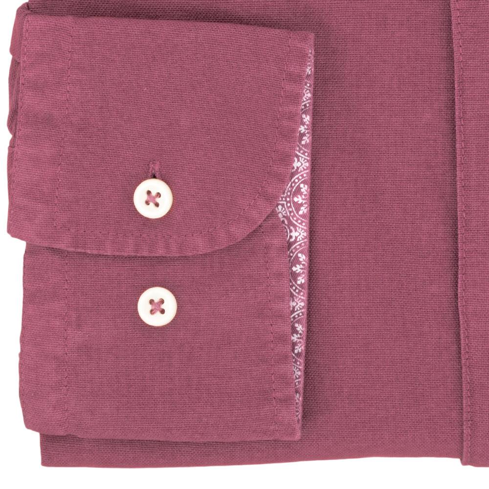Gagliardi Shirts Raspberry Cotton Button Down Shirt