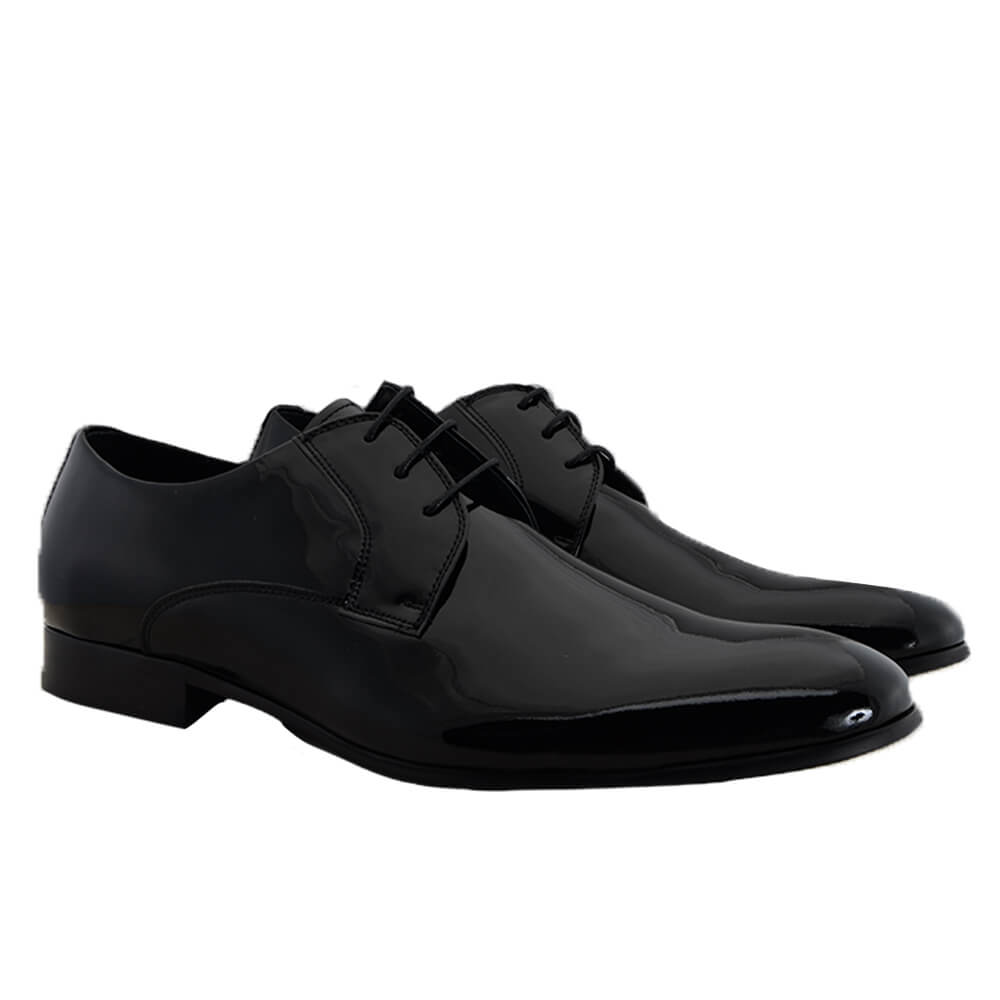 Gagliardi Black Patent Leather Dress Shoes