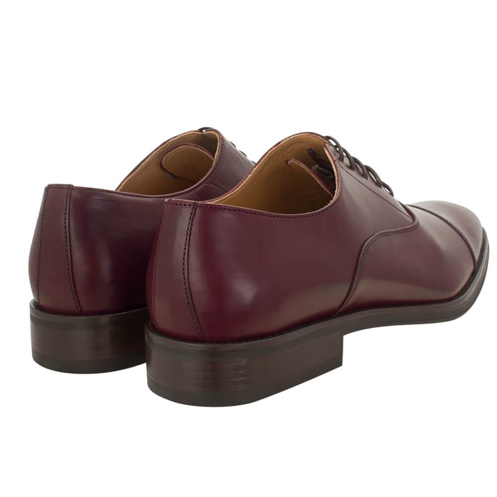 Gagliardi Shoes Bordeaux leather lace up shoes