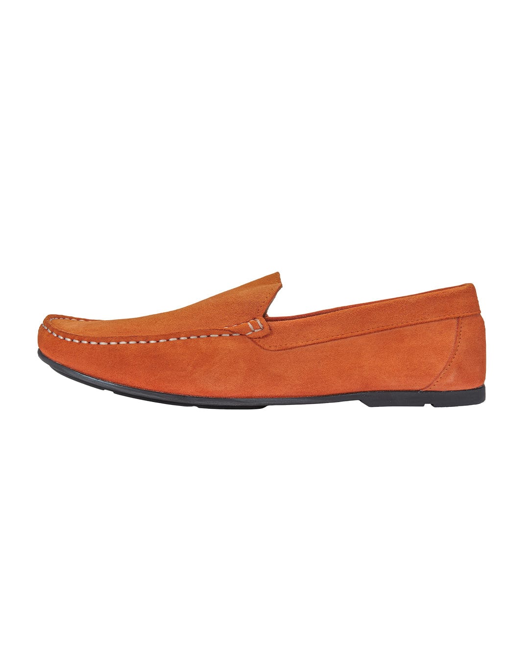 Gagliardi Shoes Gagliardi Orange Suede Driving Moccasins