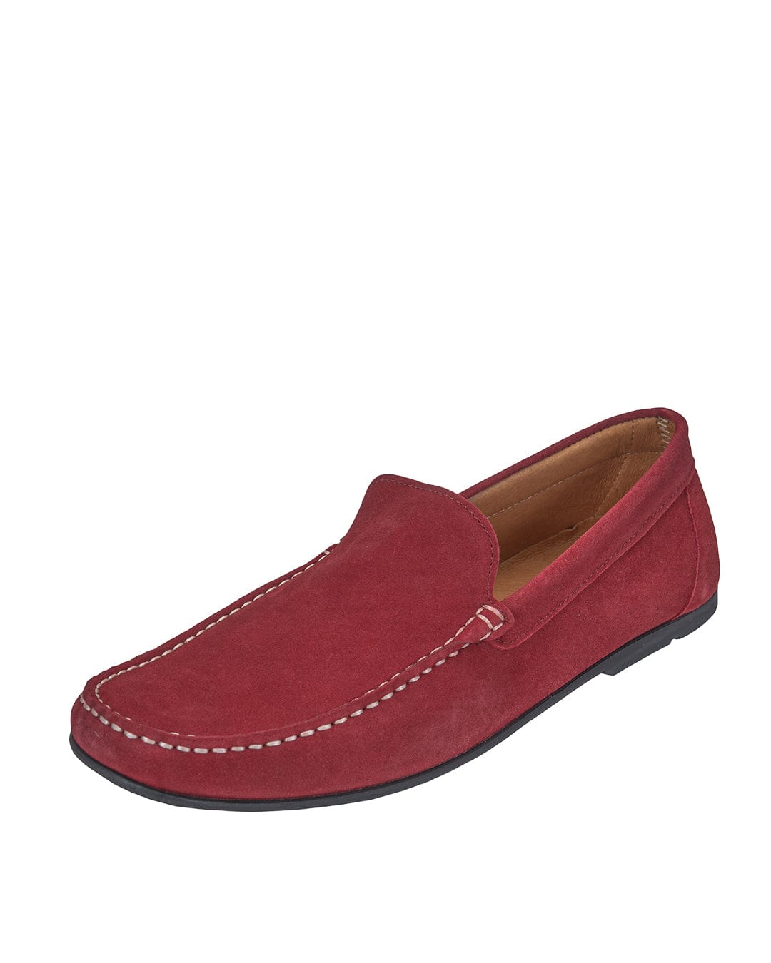 Gagliardi Shoes Gagliardi Red Suede Driving Moccasins