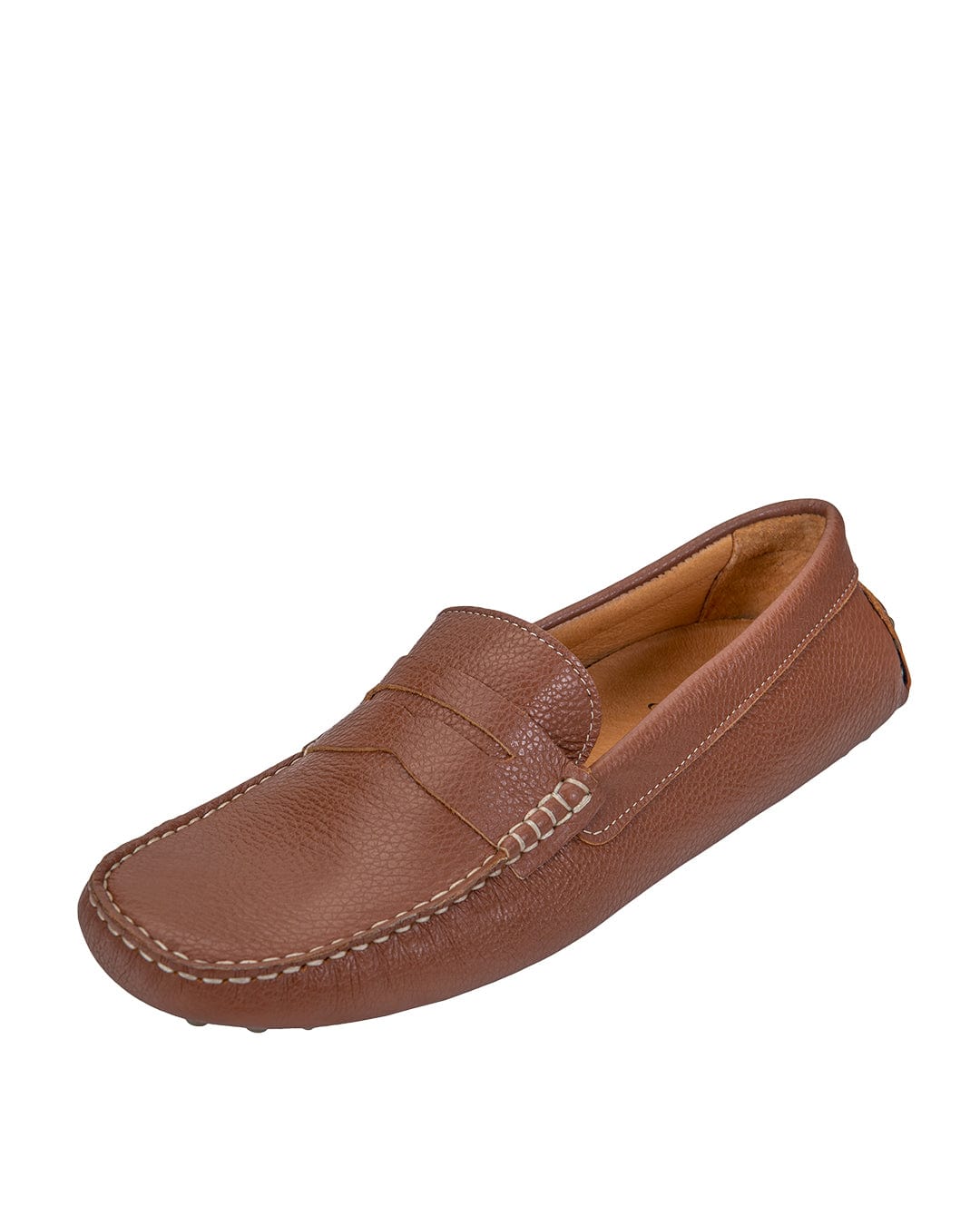 Gagliardi Shoes Gagliardi Tan Leather Driving Moccasins
