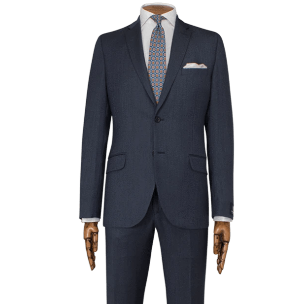 Gagliardi Suits Blue Birdseye Two-Piece Suit