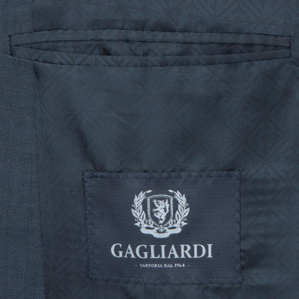 Gagliardi Suits Blue End on End Machine Washable Suit
