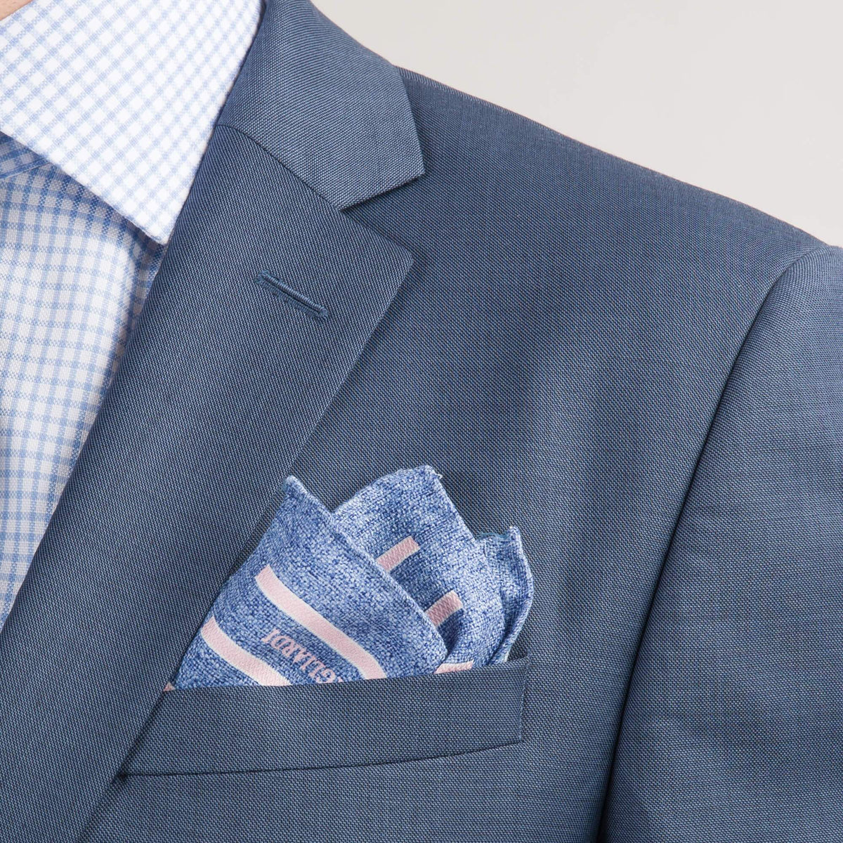 Gagliardi Suits Cloth Ermenegildo Zegna Air Force Blue Suit
