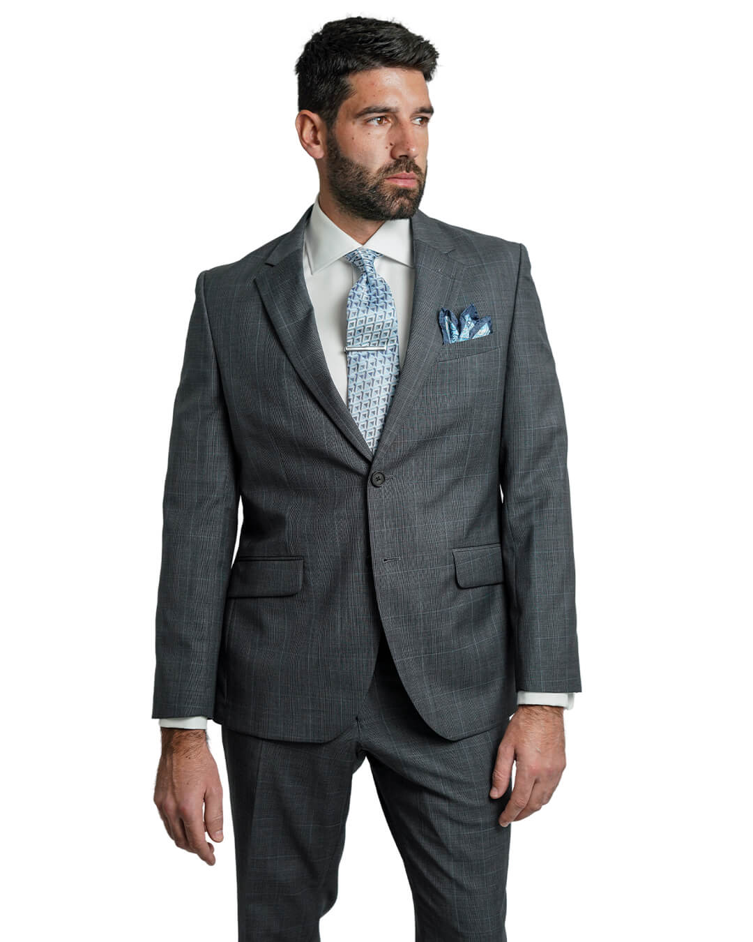 Gagliardi Suits Gagliardi Grey Prince of Wales Check Suit