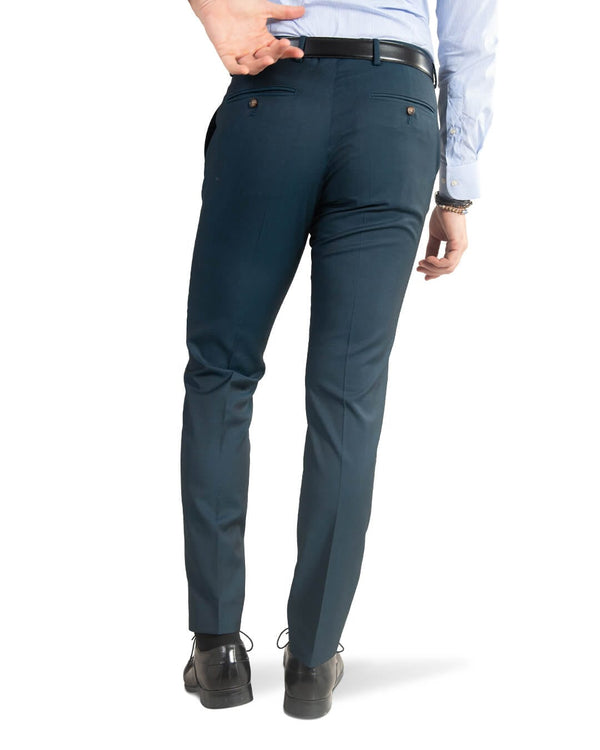 Gagliardi Teal Twill Suit | Bortex - Bortex Fine Tailoring
