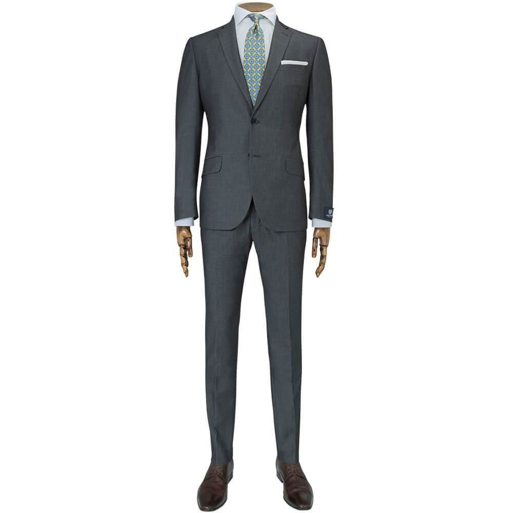 Gagliardi Suits Grey End on End Machine Washable Suit