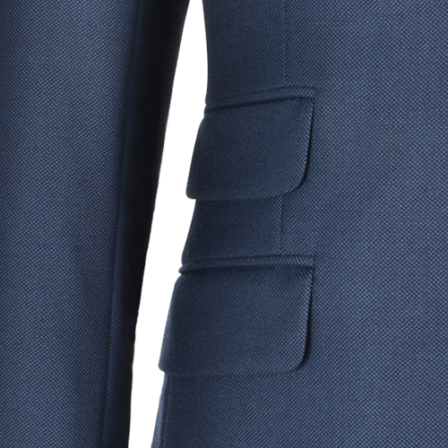 Gagliardi - Suits - Mid Navy Birdseye Two-Piece Suit