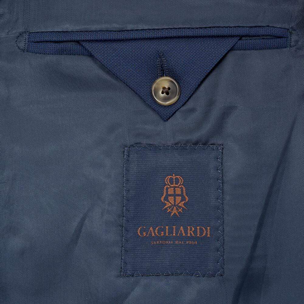 Gagliardi - Suits - Mid Navy Microweave Double Breasted Suit